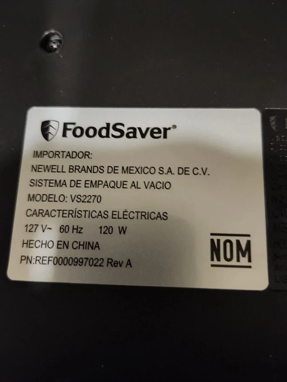 FoodSaver Vacuum Sealer VS2270 With Bags